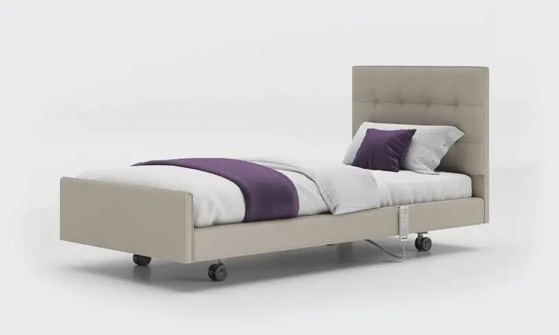 Upholstered care beds